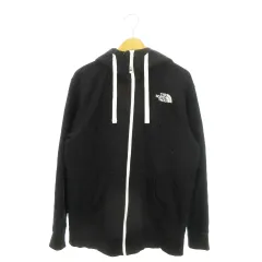 ザノースフェイス THE NORTH FACE リアビューフルジップフーディ パーカー スウェット ジップアップ 裏起毛 ロゴ刺繍 アウトドア L 黒 ブラック NT12442 /MN11 ■GY99