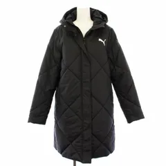 プーマ PUMA ベンチコート ESS パデッドコート ロング 中綿 アウター L ブラック 586999-01 /TK ■MT ■GY27