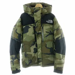 THE NORTH FACE ベルティーバルトロライトジャケット Novelty Baltro Light ダウンジャケット アウター ゴアテックス GORE-TEX カモフラ 迷彩柄 ロゴ 止水ジップ ベルクロ フルジップ L カーキ ND91951