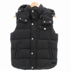 タトラス TATRAS ダウンベスト ジャケット ジップアップ フード付 ウール カシミア混 2 チャコールグレー /GVのサムネイル