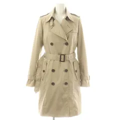 インディヴィ INDIVI トレンチコート ライナー付き ベルト付き 38 ベージュ /MI ■OS