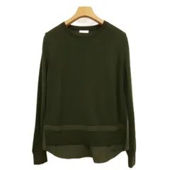 《未使用に近い》モンクレール　レディース　異素材カーディガン　ニット　セーター cloudshoe_ml-8g00018809jl034