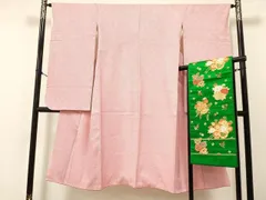 平和屋着物[]七五三　女の子　７歳　祝着　四つ身　袋帯セット　総絞り　逸品　DAAY3139ma