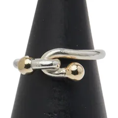 ティファニー ラブノット K18YG イエローゴールド SV925 シルバー レディース TIFFANY&Co.【1-0241011】