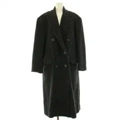 イザベル マラン エトワール ISABEL MARANT ETOILE 22AW LOJIMA COAT チェスターコート ダブル ロング丈 オーバーサイズ ウール チェック柄 36 S 黒 ブラック MA1292-22A011E /BBのサムネイル