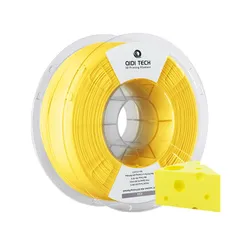 新品 QIDI TECH ASAフィラメント1.75mm、3DプリンタフィラメントASA 1kgスプール(2.2ポンド)、高耐紫外線性、低臭気、屋外機能部品の印刷に最適、ほとんどのFDM 3Dプリンタに適合、イエロー