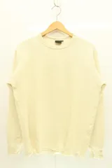 【中古】 THE NORTH FACE メンズロンT L L S Warm Waffle Crew THE NORTH FACE L アイボリー 無地