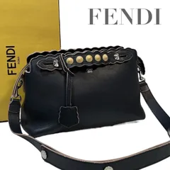 美品♪ FENDI⭐︎フェンディ⭐︎バイザウェイ ミディアム　ブラック FENDI バイザウェイ ミディアム フェンディ バイザウェイ ミディアム