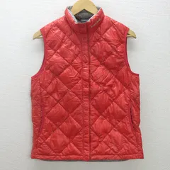 Q■モンベル/MONT-BELL U.L.ダウンインナーベストWomen’s■赤【レディースM】800フィル/LADIES/23【中古】