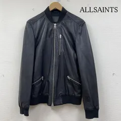 //良品//【ALLSAINTS】レザージャケット SURVEY DOUBLE LAYERED LEATHER BLAZER | SURVEY ダブル レイヤード