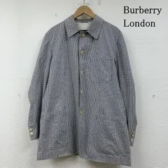 バーバリーロンドン コットン ギンガムチェック柄 コーチコート ジャケット スーツ ビジネス bbr83-433-29 メンズ LL ISItems【USED】【古着】【中古】50146526