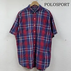 ポロスポーツラルフローレン 半袖 コットン リネン シャツ ブラウス Shirt デザインシャツ マルチカラー チェック メンズ LL ISItems【USED】【古着】【中古】50146543