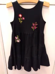 M17　ケイトスペード　kate spade　子供服　ワンピース　110　刺繍　花柄