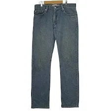 Levi's 505 リーバイス デニムパンツ ボトム ジーンズ ボタン裏3405 LESOTHO製 33/36サイズ ブルー