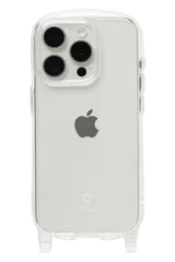 iFace Hang and iPhone 15 Pro ケース クリアケース (クリア)【アイフェイス アイフォン15プロ 用 カバー 透明 スマホケース 韓国 iphoneケース おしゃれ ストラップホール付き 】 