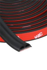 エーモン(amon) 静音計画 風切り音防止テープ ドア用 (ドア2枚分) すき間風の低減 風切り音の発生を抑える 約4.3m 4819 黒