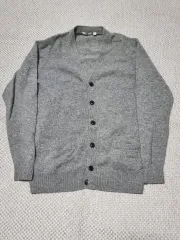 ユニクロ カーディガン グレー L