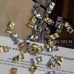 パミュパーツ♡高品質コネクター/シンプルおしゃれ/ウェーブ2個125円