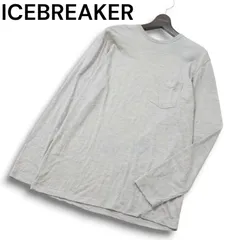 ICEBREAKER アイスブレーカー IT12370 150Merino メリノウール100%★ 長袖 ベースレイヤー カットソー Tシャツ Sz.L メンズのサムネイル