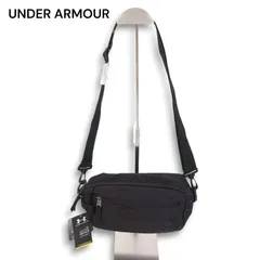 【新品 未使用】 UNDER ARMOUR アンダーアーマー 通年★ ショルダー ポーチ ショルダーバッグ Sz.F ユニセックス 黒