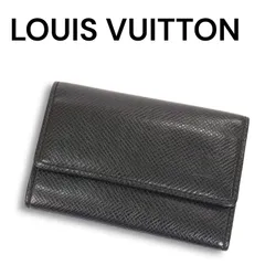LOUIS VUITTON ルイヴィトン 通年 ミュルティクレ6★ レザー 6連 キーケース  Sz.F メンズ 黒