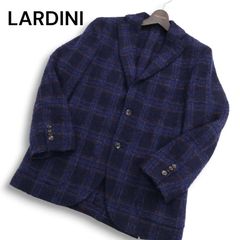 美品】ラペルピン付き ラルディーニ サマーウール テーラード 