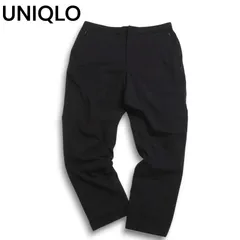 23AW★ UNIQLO ユニクロ 秋冬 裏起毛 ストレッチ ヒートテック イージー パンツ Sz.XXL　レディース 黒 大きいサイズ