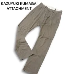 KAZUYUKI KUMAGAI ATTACHMENT カズユキクマガイ アタッチメント 通年 ストレッチ★ テーパード パンツ Sz.1 メンズ 日本製のサムネイル