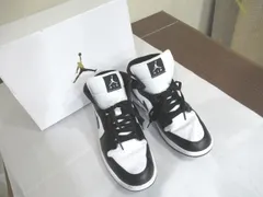 美品☆NIKE ナイキ　WMNS AIR JORDAN 1 MID　Black/White　DV0991-101　サイズ　２９㎝　☆ブラック＆ホワイト　スニーカー　エアジョーダン