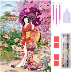 【特価商品】ダイヤモンドアート Rinimie ダイヤモンドアート キット アニメ女の子 ダイアモンドビーズ絵画キット 5Dモザイクアート DIY 手作り絵画手芸キット ダイヤモンド塗装 全面貼り付けタイプ 芸術品 家用装飾 30x40cm