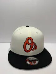 Newera ボルチモアオリオールズ 50thアニバーサリー 9fifty スナップバックキャップ ツートンカラー