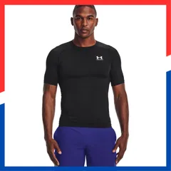 【在庫処分】メンズ シャツ ショートスリーブ UAヒートギアアーマー トレーニングベースレイヤー [アンダーアーマー]