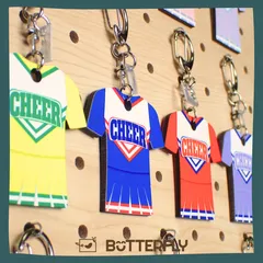 チア＊ユニフォーム＊キーホルダー＊かわいい＊プレゼント＊卒団＊卒業＊記念
