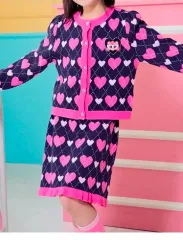 핑 티 가디건 + 스커트 まとめ (新品) 130サイズ