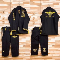 초격 레어 / 미사용 [라츠 × 미친 비 × 망토] 콜라보레이션 Jiu Jitsu 입고 설정 블랙 블랙 격투기 야마모토 KID 도쿠 리쿠 한정 트리플 콜라보레이션