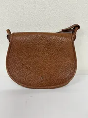 Ralph Lauren ラルフローレン 本革 ショルダーバッグ サドルバッグ ブラウン レザー
