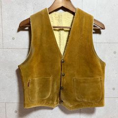 60s~ jo-o-kay 4ポケット スウェードレザーベスト - メルカリ