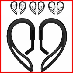 耳掛け イヤーフック イヤーフック 安定感向上 AirPods1/2/3用 装着感向上 AirPod AirPod 落下防止 Pro2／Pro1用 落ち防止 2個1ペア入り 360度回転 多次元調整可能 ブラック AirPodsPro2/Pro用 615B2