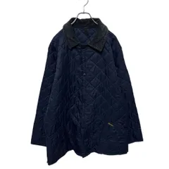 【Barbour】 80～90s 3ワラント イギリス製 コーデュロイ襟 キルティングジャケット S-3441