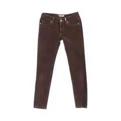 トミーヒルフィガー (WOMEN - S) コットン ポリ コーデュロイ パンツ