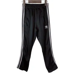 アディダスオリジナルス トレフォイル ブラック トラックパンツ Lサイズ ジッパーポケット  3本ライン ジャージパンツ トレーニングパンツ