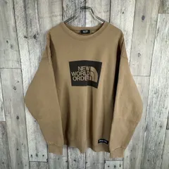 MILKCRATE ATHLETICS ミルクレイト アスレティックス NEW WORLD ORDER プリント 裏起毛 肉厚 厚地 スウェット スエット トレーナー メンズ L サイズ