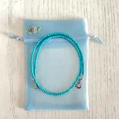 小粒☆ターコイズブルーネックレス