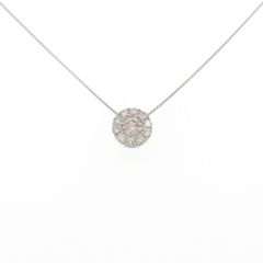 Pt/Pt850 天然ダイヤモンド 0.36ct 4.8g ネックレス - メルカリ