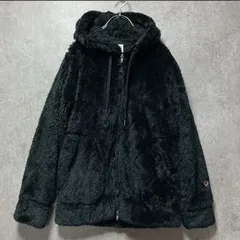 Champion チャンピオン ファージャケット　フーディー　パーカー　Mサイズ　黒　ブラック　 レディース　ユニセックス