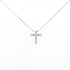 PT900/PT850 クロス ダイヤモンド ネックレス 0.3CT