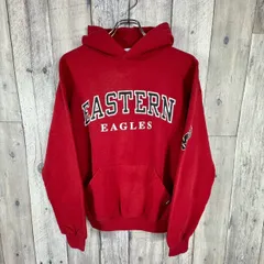 OLD RUSSELL ATHLETIC 90s ラッセル アスレティック EASTERN EAGLES カレッジ スウェット スエット パーカー メンズ M サイズ