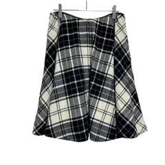 Z1542 RALPH LAUREN ラルフローレン　チェック　フレアスカート　レディース　サイズ１１