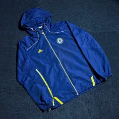 アディダス チェルシー ウィンドブレーカー ブルー