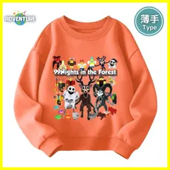 ロブロックス 99日生き残る 長袖Tシャツ ロンT 薄手Tシャツ トレーナーA ピンク トップス110 120 130 140 150 子供服キッズ服ROBLOX ディアモンスター 鹿シカ 99Nights in the forest 森 ゲーム  KK
